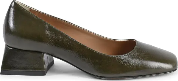 Bicolor Leather Ballet Flats