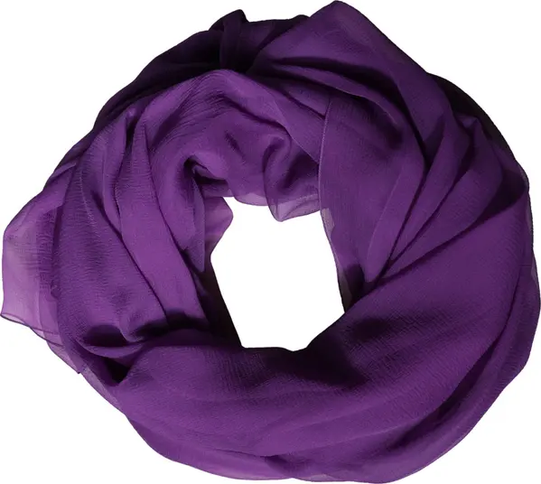 Purple Silk Neck Wrap Shawl Stole 200cm x 134cm Scarf