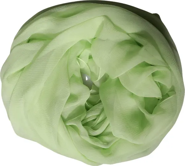 Light Green Silk Neck Wrap Stole 200cm x 134cm Scarf