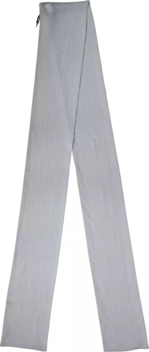 Light Blue Silk Sash Wrap Foulard 294.5cm x 19cm Scarf