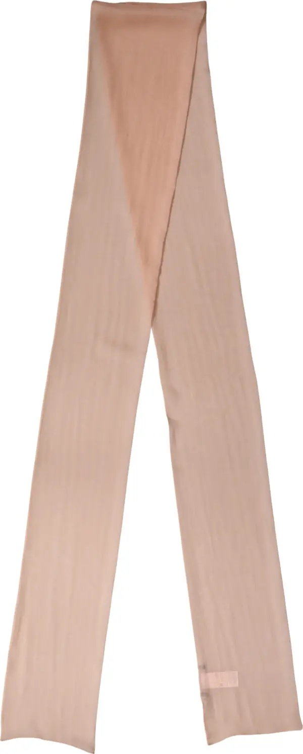 Light Pink Silk Sash Wrap Foulard 291cm x 19cm Scarf