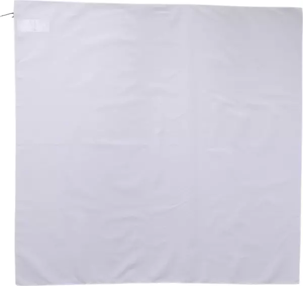 White Cotton Wrap Square Shawl Stole 71cm x 70cm Scarf