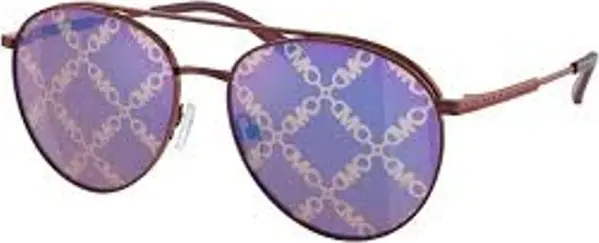 Brown Metal Sunglasses
