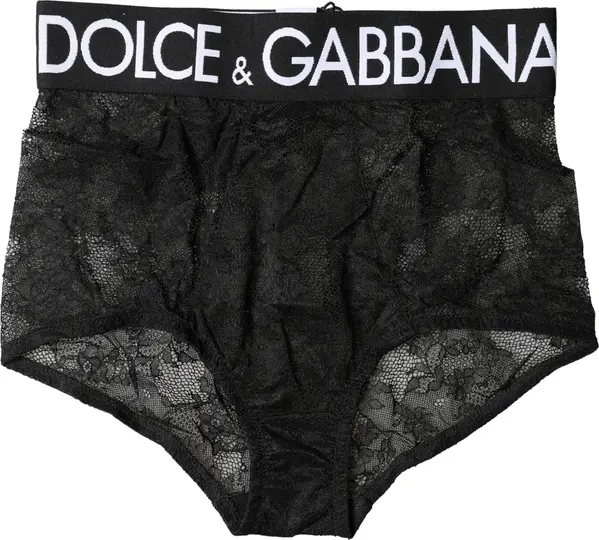 Black Logo Girdle High Waist Panty Underwear
