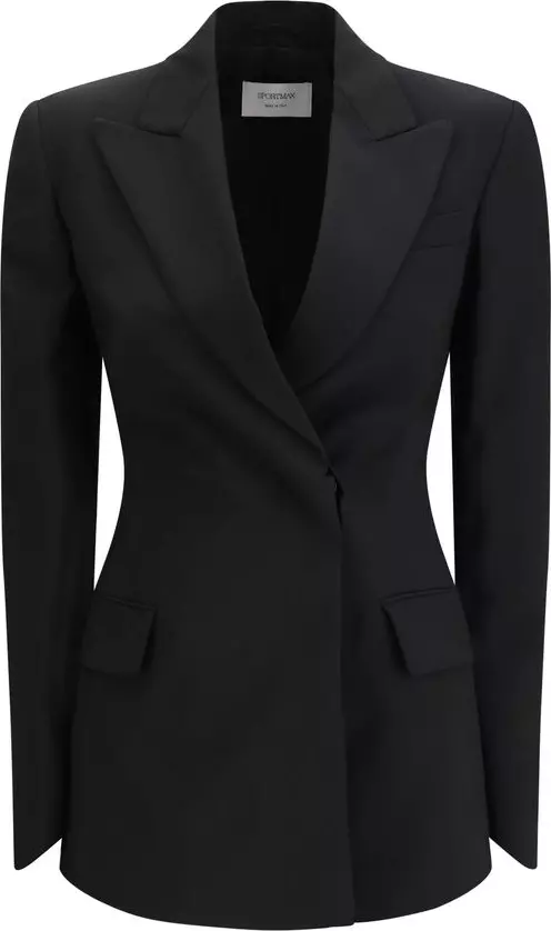 Black Wool Blazer