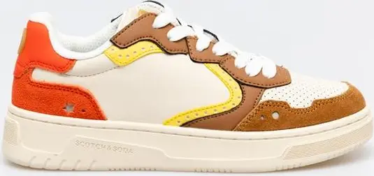 Multicolor Cowhide Low Top Sneakers