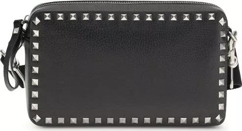 Black Calf Leather Bos Taurus Shoulder Bag