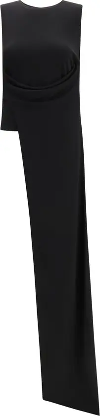 Black Viscose Cocktail Dress