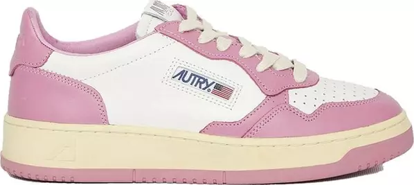 Multicolor Leather Low Top Sneakers