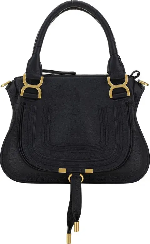 Black Calf Leather Bos Taurus Handbag