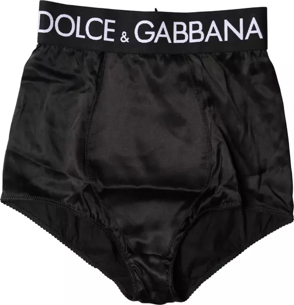 Black Logo Girdle High Waist Panty Underwear