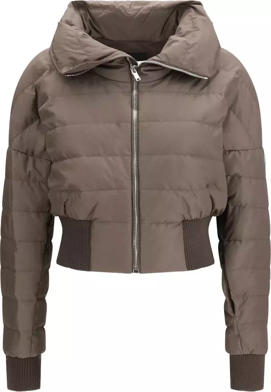 Brown Polyester Coat