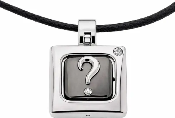 Gray Stainless Steel Necklace