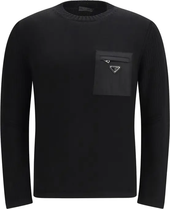 Black Wool Oves Aries Sweatshirt