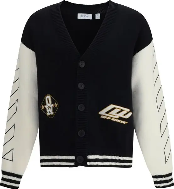 Black Cotton Cardigan