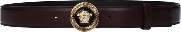 Purple Leather Regular Belt