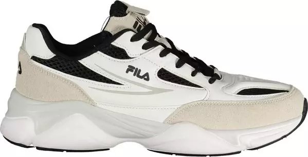 White Polyurethane Men Sneaker