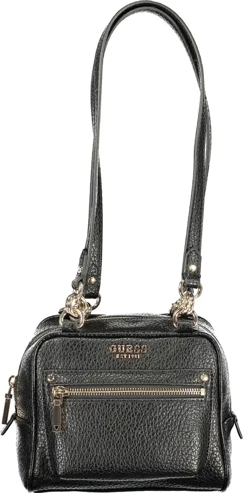 Nero Polyurethane Women Handbag