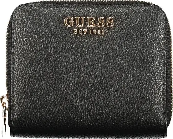 Nero Poliuretano Women Wallet