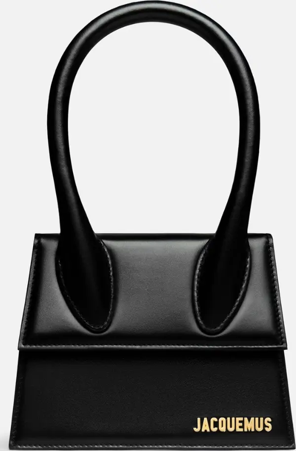 Black leather Le Chiquito moyen bag