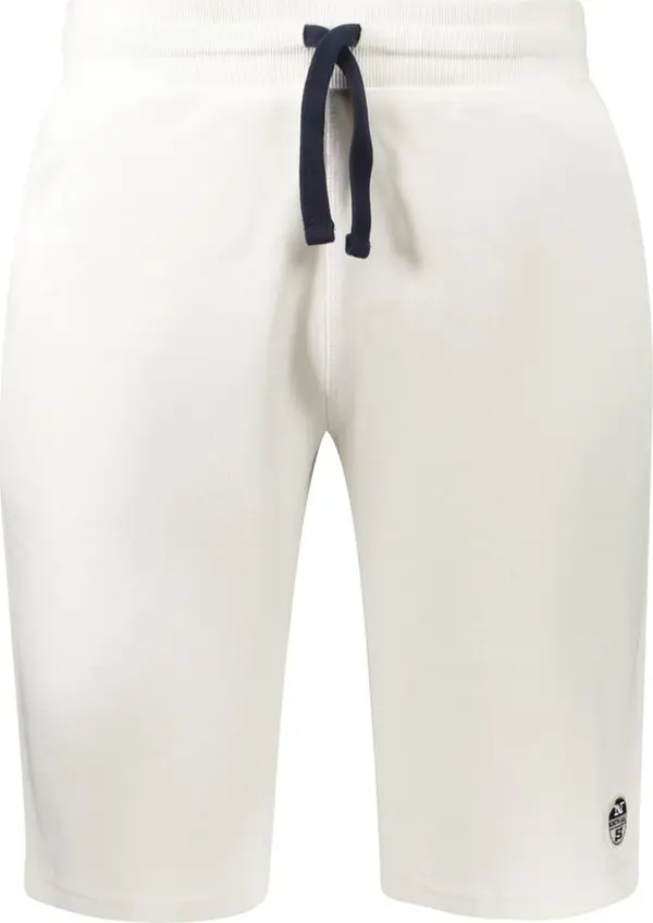 White Cotton Men's Sweatpant