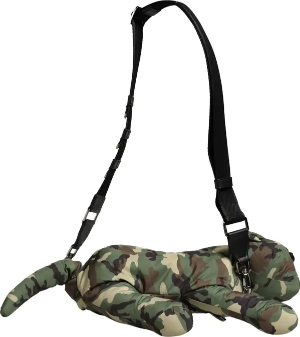 Multicolor Camouflage Animal Silhouette Waist Borse Bag