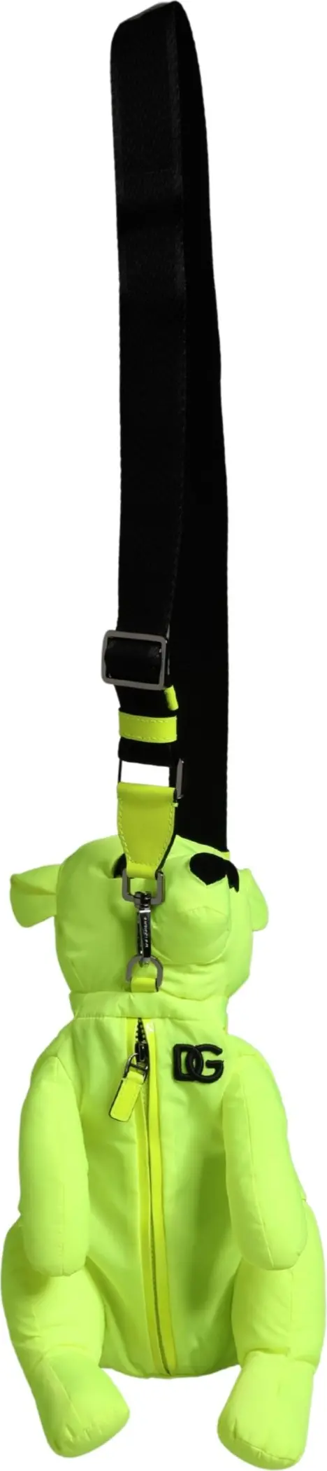 Green Polyester Animal Silhouette Waist Belt Borse Bag