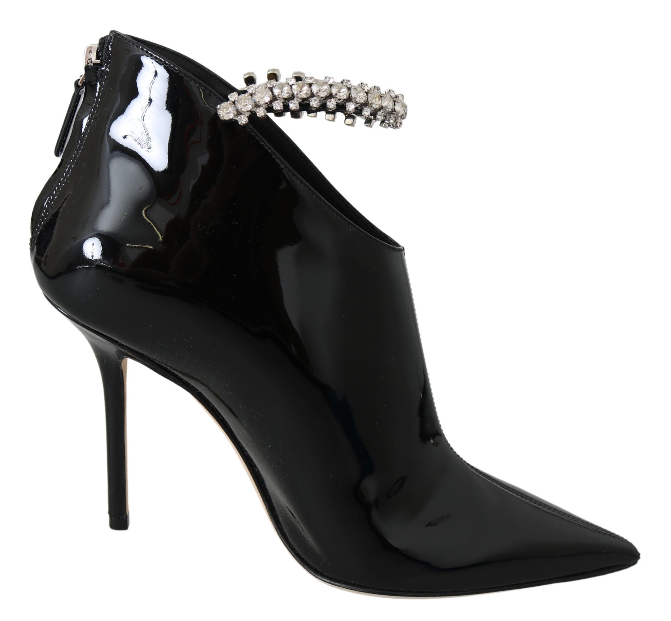 Black Leather Blaize 100 Pat Boots Shoes (Copy)