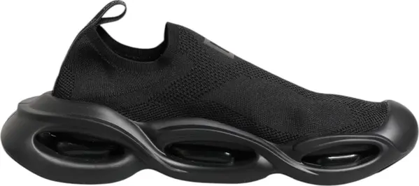 Black Slip On Wave Low Top Sneakers Shoes
