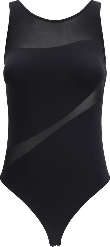 Black Polyamide Bodysuit