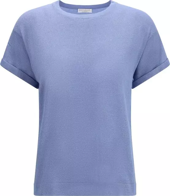 Blue Nylon T-Shirt