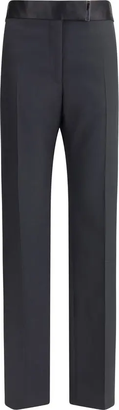 Black Silk Dress Pants
