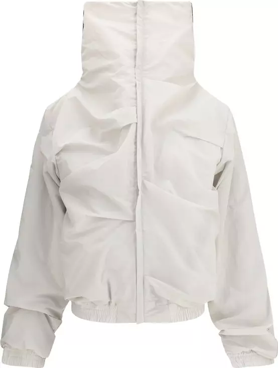 Gray Polyamide Shell Jacket