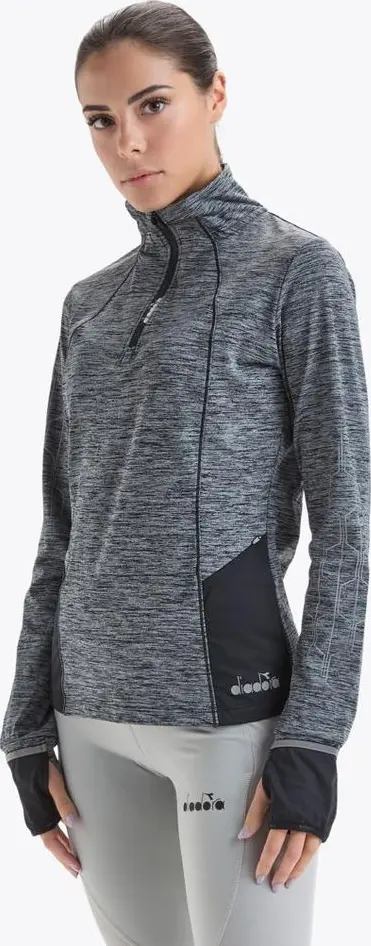 Black Polyester Sweatshirt