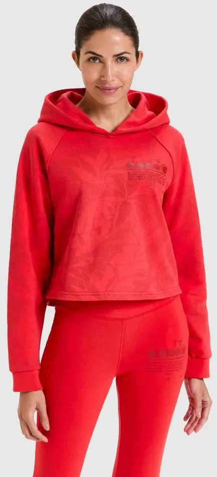 Red Cotton Sweatshirt