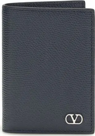 Blue Calf Leather Bos Taurus Wallet