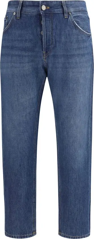 Blue Cotton Jeans Denim