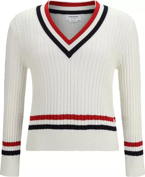 White Cotton Sweatshirt
