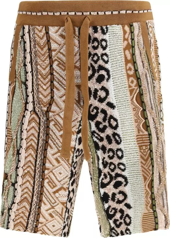 Multicolor Cotton Bermuda Shorts