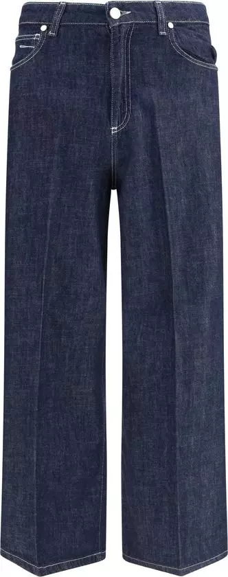 Blue Cotton Jeans Denim