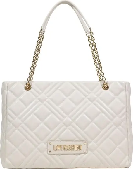 Beige Polyethylene Handbag