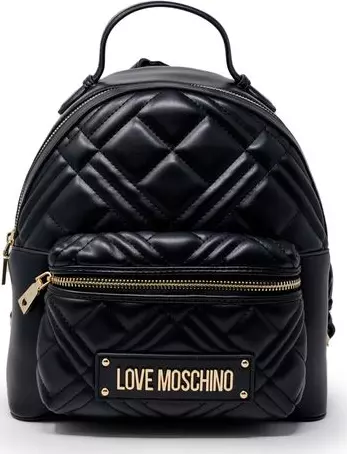 Black Polyethylene Backpack