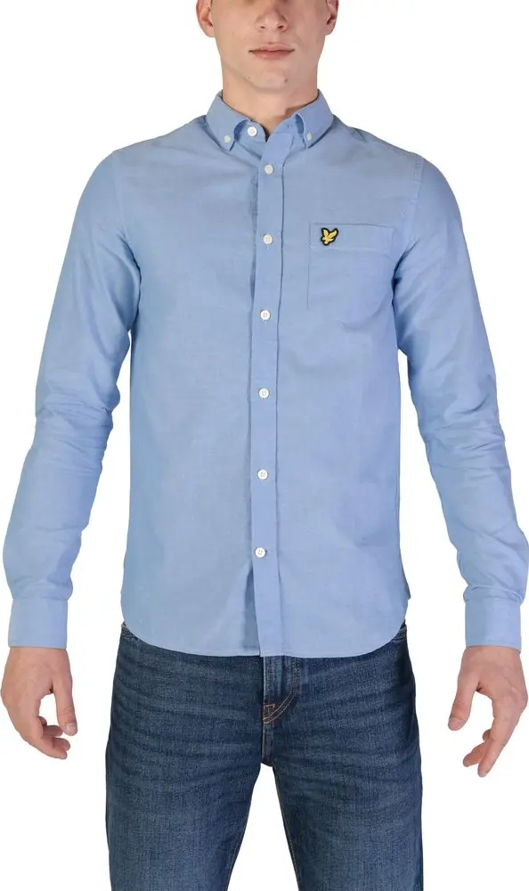 Blue Organic Cotton Dress Shirt