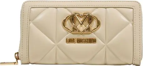 Cream Artificial Leather Wallet
