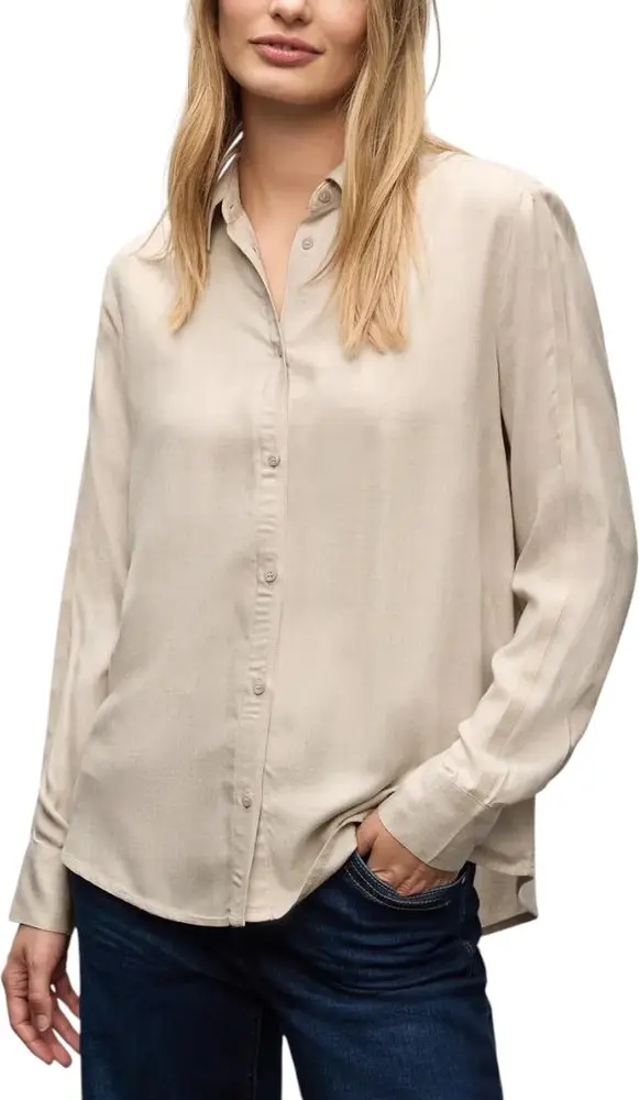 Beige Viscose Blouse
