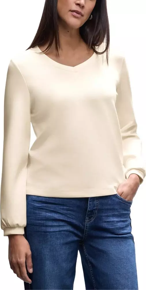 Beige Modal Sweatshirt