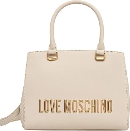 Beige Polyethylene Handbag
