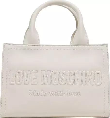 Beige Polyethylene Handbag