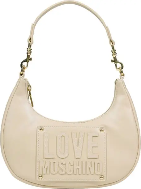 Cream Polyethylene Handbag