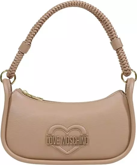 Beige Polyethylene Handbag